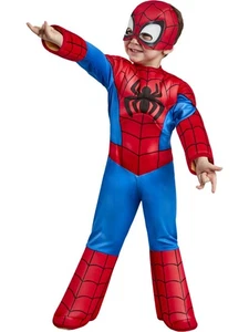 Rubies Official Spiderman Deluxe Spidey Boys Fancy Dress Costume Age 2-3 Years - Picture 1 of 2