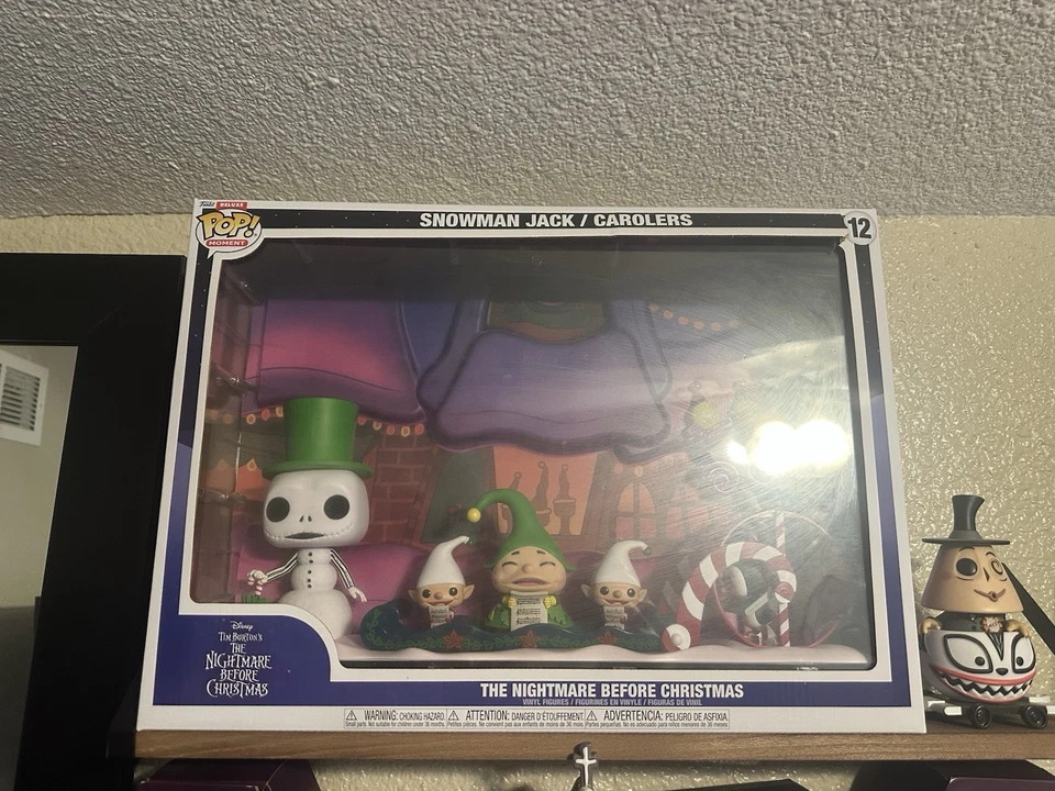 Funko Pop Deluxe Moment #12 Nightmare Before Christmas Snowman Jack/Carolers NIB - Image 1 of 2