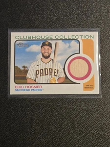 2022 Topps Heritage #CCR-EH Eric Hosmer Clubhouse Collection Relics High Number - Foto 1 di 2
