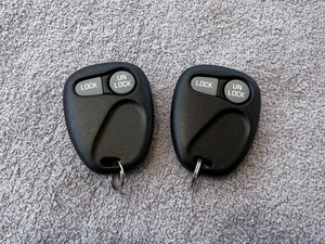 PAIR OF 2 Keyless Remote Fob 2Btn ABO1502T GMC CHEVY SIERRA SILVERADO C K K1500 - Picture 1 of 2