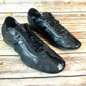 Cole Haan Damen-Sneaker schwarz Leder Lackleder G-Serie 90er-Jahre-Stil 9,5B - Bild 1 von 8