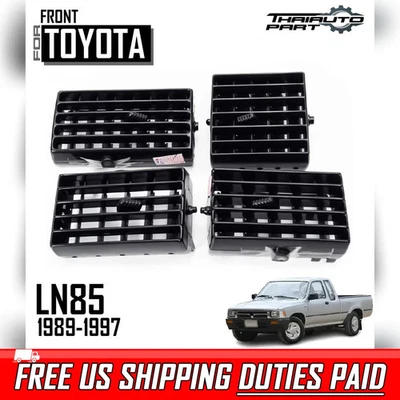 Fit Toyota Hilux LN85 MK3 LN RN 1989-97 Air Condition Ventilation Grille Set Bla - image 1 of 4