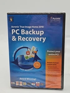 NOS Acronis True Image Home 2010 PC Backup & Recovery New Sealed - Picture 1 of 10