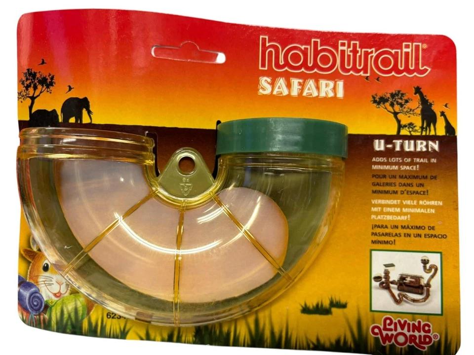 Tubo Habitrail Safari Hamster "U-TURN" - Imagem 1 de 1