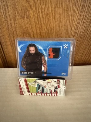 2017 Topps WWE Undisputed Relics /199 Bray Wyatt #UR-BW 2-Color - Image 1 of 3