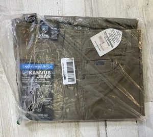 Kuhl Kanvus Jeans Men's Pants 40 X 34 New In Package Canvas With Stretch Tapered - Picture 1 of 5
