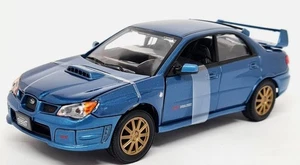 MOTOR MAX,SUBARU Impreza WRX STI Blue, 1/24, MMX73330BLEU - Picture 1 of 3