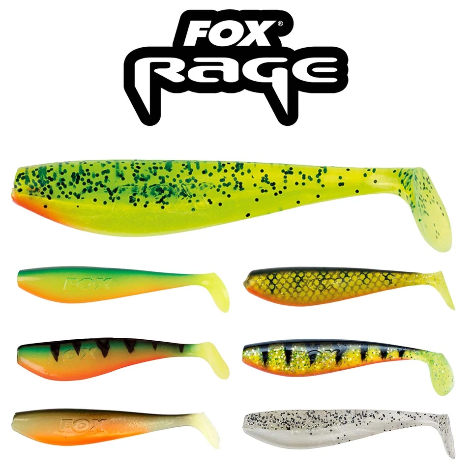 Fox Rage Ultra UV Zander Pro Shads 10cm - Gummifisch Soft Bait Gummi Kunst Köder - Bild 1 von 1