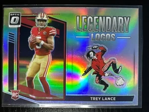 2021 Donruss Optic Trey Lance Rookie RC Legendary Logos Holo Silver #LL-18 49ers - Bild 1 von 2