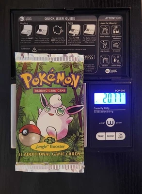 20.77g - Pokémon Jungle Unlimited 1999 Wigglytuff Artwork Booster Pack Sealed - Image 1 of 3
