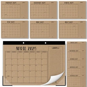 Desk Calendar 2025 - Large Monthly Desktop Calendar (11 x 17 Inches) for Home... - Picture 1 of 9
