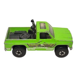 Vintage 1977 Hot Wheels Green Eagle Chevrolet Pickup Truck Square Body 4x4  - Bild 1 von 7