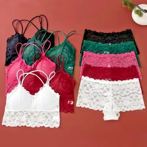 Damen Dessous Set aus Spitze, Bequem, Transparent, Sexy, Gr.S, L, M , Neu - Bild 1 von 8