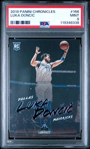 2018-19 Panini Chronicles Luminance 166 Luka Doncic Rookie RC PSA 9 - Picture 1 of 2