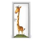 Tulup doorsticker 95x205cm decorative sticker - Giraffe wall