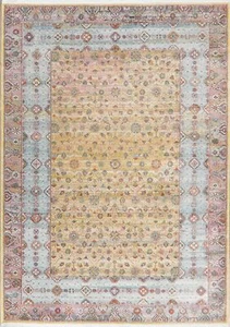 All-Over Pattern Vintage Distressed Style Turkish Rugs - Picture 1 of 2