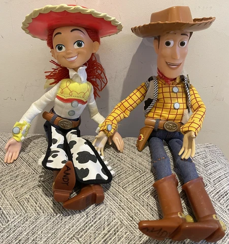 Disney Store Ltd  London Toy Story Woody & Jesse Pull String Works Vintage Doll Cover