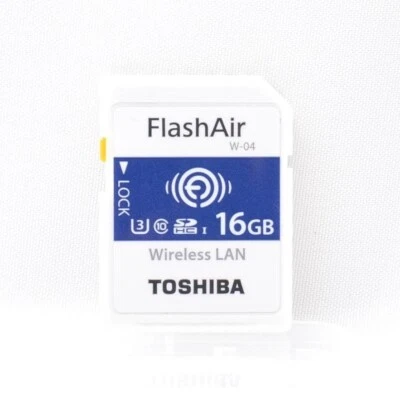 Toshiba FlashAir W-04 Wi-Fi SDHC SD Card Initialized From Japan - Image 1 of 2