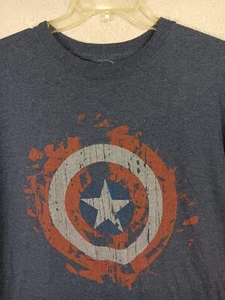 Captain America The Winter Soldier Shield Marvel Comics T-shirt Men's 2XL - Picture 1 of 6