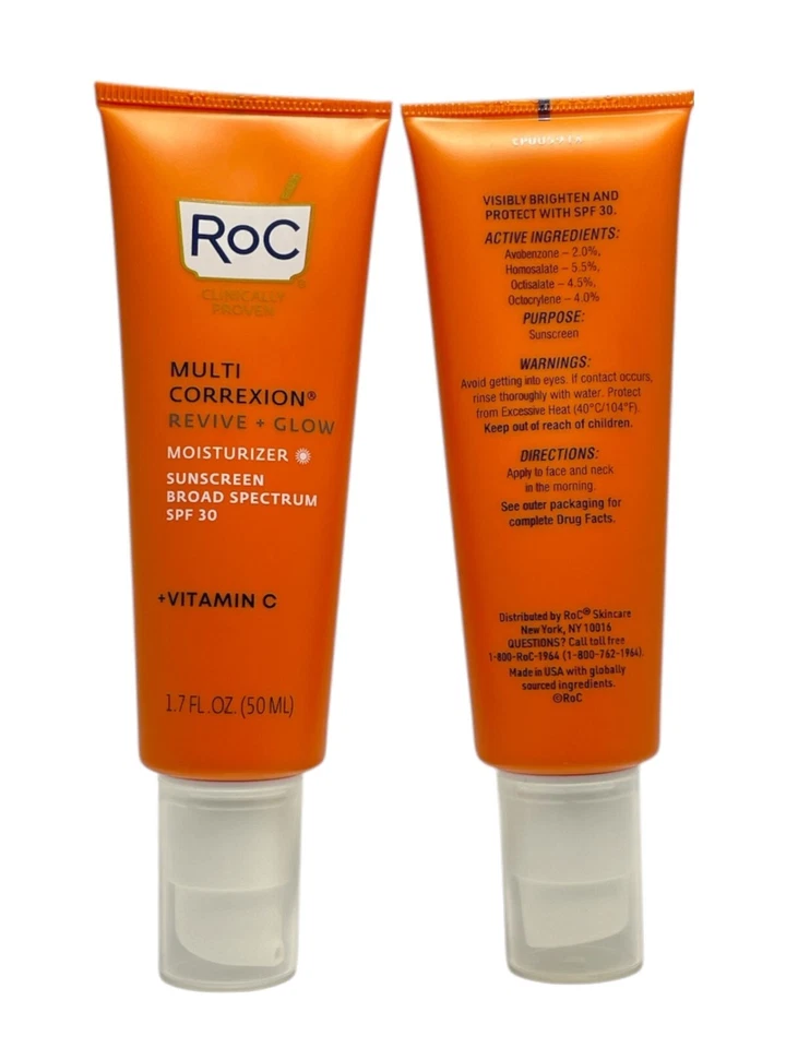 Crema hidratante Roc Multi Correxion + vitamina C FPS 30 (1,7 fl. oz/50 ml) tú eliges lote Foto 1 de 1