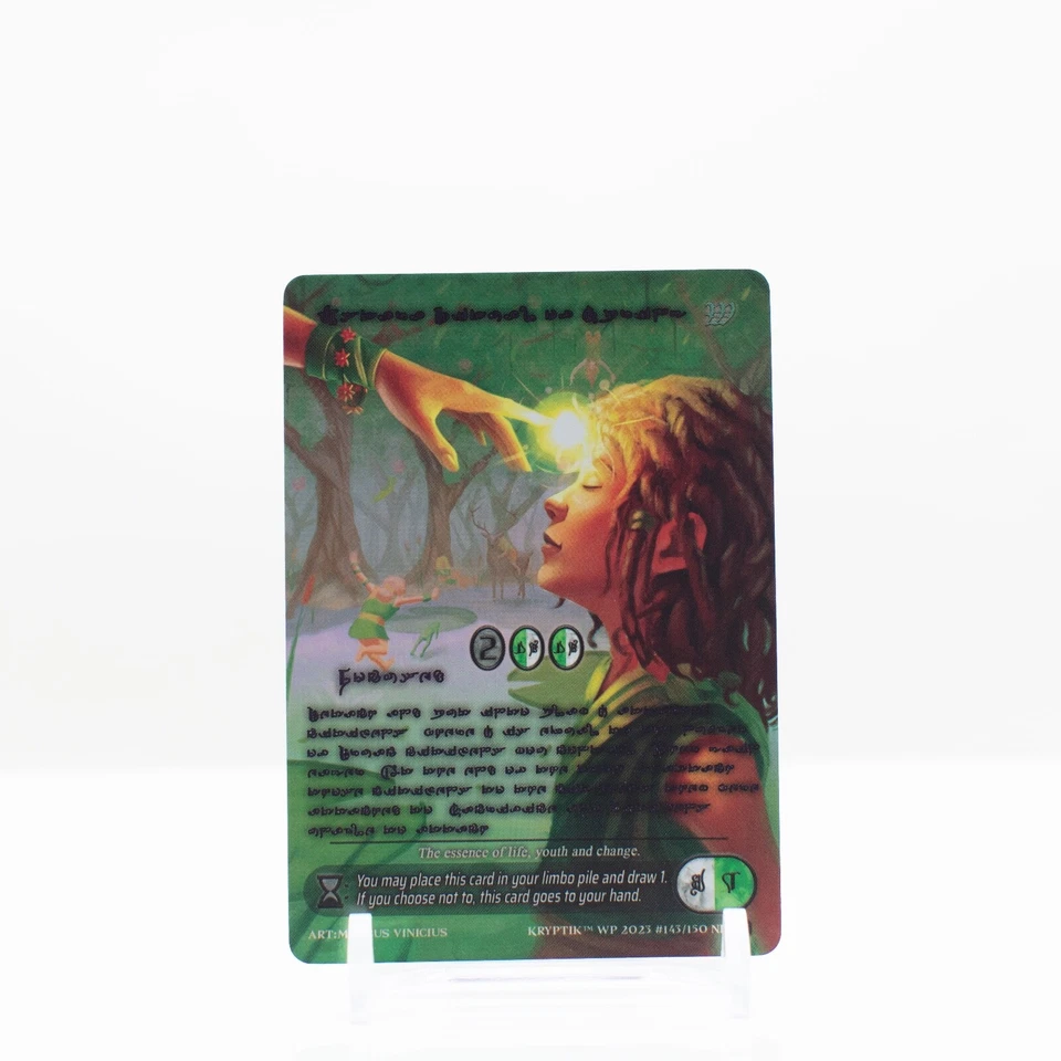 Kryptik TCG Ostara Ritual of Spring 143 Purple Text Riddle NOBLE Wicked Prophecy - Image 1 of 1
