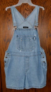 Xhilaration Denim Blue Bib Shorts Size Junior XL - Picture 1 of 12