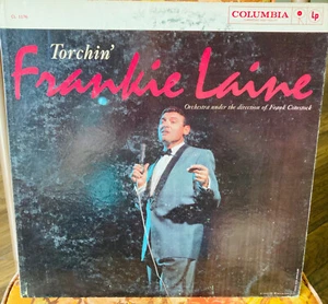 FRANKIE LAINE TORCHIN FIRST PRESS VINYL LP RECORD ALBUM COLUMBIA SIX EYE CLEAN ! - Picture 1 of 6