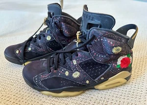 Nike Air Jordan 6 Retro Lunar New Year Red Rose Shoes Sneakers 9.5 Men AA2492 - Picture 1 of 7