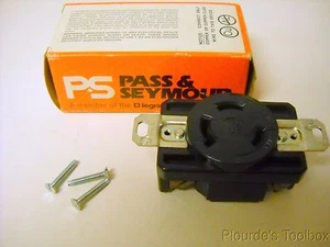 New Pass & Seymour L12-30R Single Locking Receptacle, 30A 480V - Picture 1 of 6