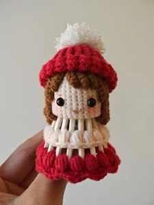 Craft Badminton shuttlecock Plush Crochet Amigurumi / Plushie toy Yonex Keychain - Picture 1 of 4