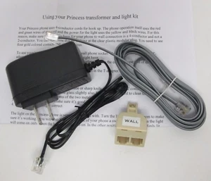 Kit transformador y bombilla para iluminar un teléfono Western Electric Princess - Imagen 1 de 1