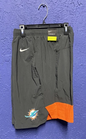 SIZE 3XL Nike NFL Miami Dolphins On Field Training Shorts Mens AO3854-060 $75! Cover