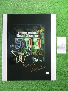 MIKE MODANO DALLAS STARS SIGNED 16x20 Greatest American Goal Scorer PHOTO JSA - Picture 1 of 4