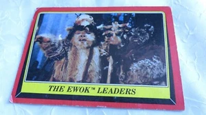 Topps Star Wars Trading Card RotJ #84 Ewok Leaders - Picture 1 of 2