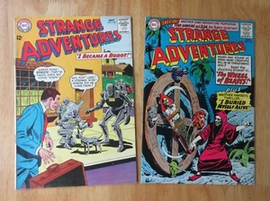 Lot of 2 Nicer STRANGE ADVENTURES! #164/FN++, 179/*VF Beauty!* Bright & Glossy! - Picture 1 of 8