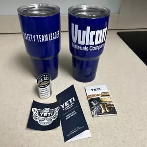 2-YETI Rambler 30 oz tumbler blu 30 once materiali vulcaniani team di sicurezza leader - Foto 1 di 10