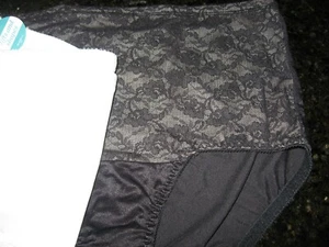 Lot of 2,  Hanes Your Way, Shaper, Control  Brief ,White &  Black ,2XL - Picture 1 of 5