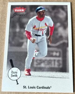 Ozzie Smith Hof 2002 Fleer Greats Karte #79 NM-MT Zustand - Bild 1 von 2