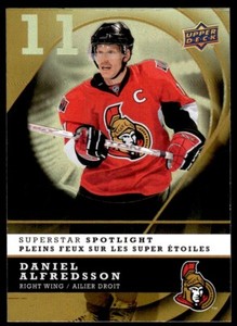 2008-09 McDonald's Upper Deck Superstar Spotlight Daniel Alfredsson #11 R75