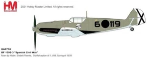 Hobby Master HA8718, BF 109E-3 "Spanish Civil War" flown by Hptm. Siebelt, 1:48 - Picture 1 of 1