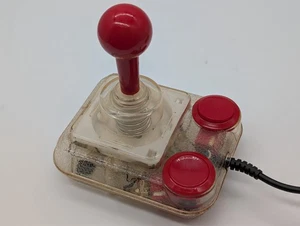 Competition Pro Joystick🕹️ clear 9-PIN Stecker für Amiga, Atari, C64, Amstrad - Afbeelding 1 van 3