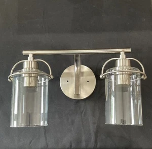 Quoizel Bathroom Vanity Light Brushed Nickel EMR8602BN $249 - Picture 1 of 6