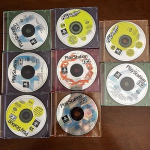 Playstation PS1 Magazine Playable Demo Disc 1999 2000 Lot Of 8 Discs Tested - Picture 1 of 9