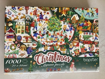 Rompecabezas-1000 piezas-Bopster-Navidad-Usado-Multicolor Foto 1 de 3