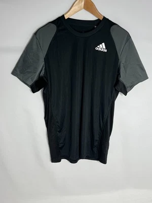 Adidas Tennis T-Shirt Club Performance Aeroready | Men's | Black/Grey | Medium - Image 1 of 4