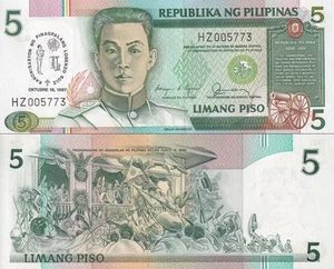 Philippines Commemorative 5 Piso 1987 P 176 UNC - Picture 1 of 1