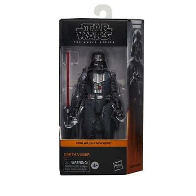 FIGURA DE ACCIÓN HASBRO STAR WARS: A NEW HOPE BLACK SERIES DARTH VADER 6" Foto 1 de 4