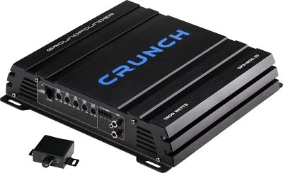 Crunch GPX 1600.1D Class D Digital Mono Verstärker 1600 Watt Bass Fernbedienung - Bild 1 von 4