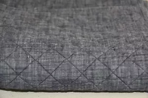NEW RH Restoration Hardware Teen CHAMBRAY DIAMOND QUILTED SHAM Indigo STANDARD - Picture 1 of 5