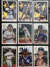 1996 TOPPS Baseball Cards.  Card # 1-220.  You Pick to Complete Your Set.
